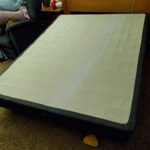 Queen boxspring and frame